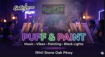 "Puff & Paint" Exotic Painting Sesh!